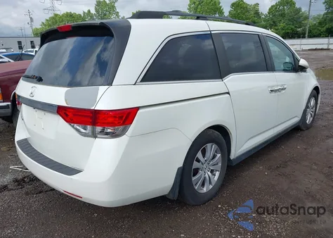 2014 Honda Odyssey Exl from USA, damaged, VIN 5FNRL5H6XEBO88911